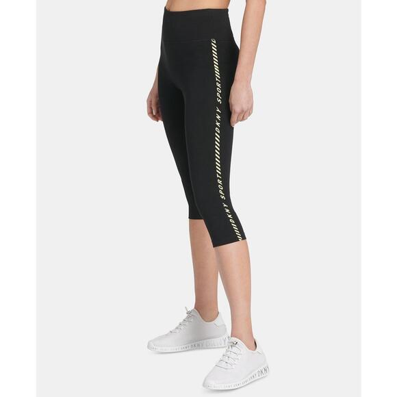 DKNY Womens Sport High-Rise Pedal-Pusher Leggings Size S - Picture 1 of 1